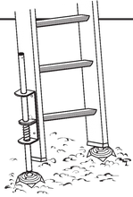 Load image into Gallery viewer, 1b) #700 Xtenda-Leg® Ladder Leveler with CLEATED FEET "PAIR"