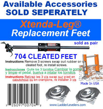 Load image into Gallery viewer, 5b)  #704 Xtenda-Leg® REPLACEMENT CLEATED FEET
