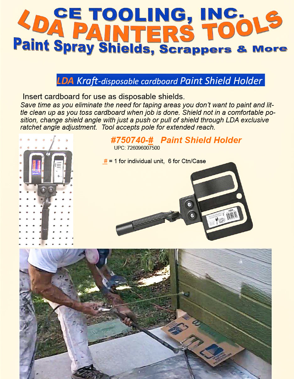 2a) 750740 PAINT SHIELD HOLDER Ladder Levelers